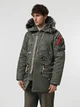 Чоловіча зимова куртка AIRBOSS Hokkaido Parka, Оливковий, 5XL - изображение 2