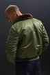 Бомбер Alpha Industries B-15 Slim Fit MJB45500C1 Оливковий XL - изображение 8