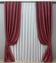 Комплект готових штор VR-Textil Софт "Люкс" № 753ш Бордовий 150х280 см 2шт (30-534) - зображення 2