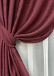 Комплект готових штор VR-Textil Софт "Люкс" № 753ш Бордовий 150х280 см 2шт (30-534) - зображення 5