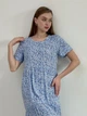 Платье из штапеля миди летнее женское Merlini Казерта 700001265 2XL-3XL Голубое (700001265_3) - изображение 5