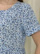 Платье из штапеля миди летнее женское Merlini Казерта 700001265 2XL-3XL Голубое (700001265_3) - изображение 6