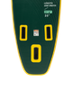 SUP-дошка надувна Funwater Paddleboard Green 11"6 350x90x15 см Двошаровий Сап, Універсальний Сап борд - зображення 8