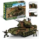 Конструктор IBLOCK арт. PL-921-511 Армия, Gepard, 1195дет., 3фигурки, короб. 63, 5*43*9см - изображение 2