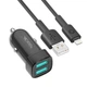 Авто Зарядное Устройство Ridea RCC-21312 Grand Lightning 2USB 2.4 A Цвет Черный - изображение 6