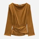 Футболка женская Zara 4437/725 M Коричневая (04437072515037) - изображение 5