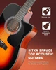 Гітара електро-акустична 12-тиструнна Fesley FDET280C SB (комплект) - зображення 3
