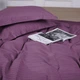 Простынь MirSon King Size 240x260 см 30-0008 Smoky Pink Satin Stripe (2200005250518) - изображение 4