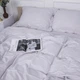 Комплект постельного белья MirSon Satin Stripe 30-0010&nbsp;Light&nbsp;Gray 160х220 Семейный (2200005251171) - изображение 1