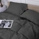 Комплект постільної білизни MirSon Satin 30-0012&nbsp;Dark&nbsp;Gray 160х220 Сімейний (2200005252017) - зображення 2