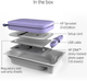 Фотопринтер HP Sprocket 2x3" Sprocket Purple (HPISPPR) + Фотопапір HP Sprocket Zink 2x3" Глянцевий Самоклеючий 20 л у подарунок! - зображення 6
