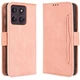 Чехол-книжка с кармашками Deexe Wallet Stand для Motorola Edge 60 Pro - Pink - изображение 1