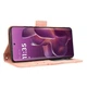 Чехол-книжка с кармашками Deexe Wallet Stand для Motorola Edge 60 Pro - Pink - изображение 4