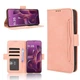 Чехол-книжка с кармашками Deexe Wallet Stand для Motorola Edge 60 Pro - Pink - изображение 5
