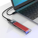 Obudowa dysku Orico TCM2-C3 M.2 NVME USB-C Red (6942227137838) - obraz 4