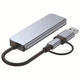 USB-Хаб Fenvi F-TUH4 4-IN-1 USB 3.0/Type-C-Hub -> USB 2.0, USB 3.0 - зображення 4