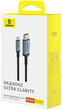 Кабель Baseus BS-OH064 USB-C - HDMI 1.5 м Black (6932172650803) - зображення 2