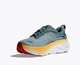 Мужские кроссовки HOKA ONE ONE BONDI 8 1123202 GBMS 43,5 (EU 43 1/3, USA 9,5 D, 27,5 см) серые с желтым - изображение 3