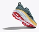 Мужские кроссовки HOKA ONE ONE BONDI 8 1123202 GBMS 47,5 (EU 47 1/3, USA 12,5 D, 30,5 см) серые с желтым - изображение 8