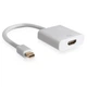 Переходник Mini Display port M to HDMI F white Vinga (VCPMDPHDMIWH) - изображение 2