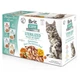 Вологий корм для стерилізованих котів Brit Care Fillets in Gravy Flavour box Sterilized філе в соусі набір смаків 12 х 85 г - изображение 1