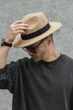 Чоловічий Капелюх Fedora З Стрічкою Beige (8049692) - изображение 1