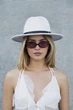 Жіночий Капелюх Fedora З Ремінцем White (8049697) - изображение 2