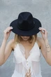 Жіночий Капелюх Fedora З Ремінцем Black (8049695) - изображение 3