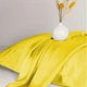 Простынь на резинке по периметру MirSon Satin Light Pro 10-002 Yellow 120x200+25 см (2200010169584) - изображение 4