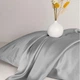 Простынь на резинке по периметру MirSon Satin Light Pro 10-004 Gray 180x200+25 см (2200010170689) - изображение 4