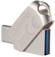 Флеш память Platinet 45969 128GB USB 3.2 / Type-C Black (PMFMC128) - изображение 2