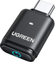 Adapter Ugreen BT501 USB-C Bluetooth 5.3 Black (6941876240081) - obraz 1