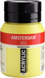 Farba akrylowa Amsterdam Azo Yellow Lemon 267 500 ml (8712079044121) - obraz 1