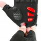 Велорукавички Rockbros з гелевими вставками S169BR S Black-Red (5907769312786) - зображення 2