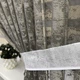 Тюль жаккард мрамор. Цвет мокко - изображение 4