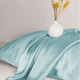 Простынь на резинке по периметру MirSon Satin Light Pro 10-015 Sea wave 180x200+25 см (2200010176230) - изображение 4