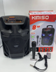 Колонка портативна Kimiso QS-5805 з мікрофоном і світломузкою - зображення 10
