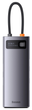 Хаб Baseus StarJoy 8in1 USB-C Grey (WKWG080213) - зображення 2