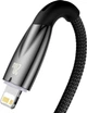 Кабель Baseus Glimmer USB-C - Lightning 20W 1 м Black (CADH000001) - изображение 3
