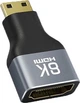 Перехідник CABLETIME HDMI Male to Female Adapter 8K60Hz, 4K120Hz (CP45G) - зображення 2