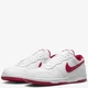 Чоловічі кеди низькі Nike Big Low 355152-150 40.5 (7.5US) Білі з червоним (659658341364) - зображення 2