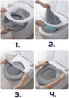 Чехол для сидения унитаза MBM HOME (BA-28 GRAY) - изображение 6