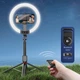 Набор для блогера: Трипод - штатив (230 см max. высота) + Кольцевая LED лампа Ring Light (диаметром в 25.5 см) для фото, видео, стрима, селфи / Bluetooth 5.2 пульт / Монопод - селфи палка со светом - изображение 5
