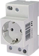 Розетка зі встановленням на DIN-рейку t-2P+Z Schuko P ETI 002414020 - зображення 1