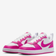 Підліткові кеди для дівчинки Nike Court Borough Low Recraft (GS) DV5456-123 38.5 (6Y US) Білі з рожевим (197859908592) - зображення 2