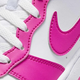 Підліткові кеди для дівчинки Nike Court Borough Low Recraft (GS) DV5456-123 36 (4Y US) Білі з рожевим (197859910762) - зображення 7