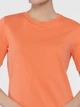 Футболка жіноча коралова з тонкого бавовняного джерсі Arber T-SHIRT WF-19 XL кораловий (W13.16.37.520) - зображення 4