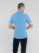 Сорочка чоловіча блакитна з бавовни Arber RALPH Jersey SS XXXL зріст 6 блакитний (M14.18.23.521) - зображення 4