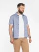 Сорочка чоловіча синя з бавовни Arber RALPH Jersey SS XXL зріст 6 синій (M14.30.06.521) - зображення 3