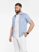 Сорочка чоловіча блакитна з бавовни Arber RALPH Jersey SS XXL зріст 6 блакитний (M14.25.23.521) - зображення 2